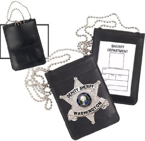 STRONG LEATHER PRODUCTS Magnetic Badge & ID Holder