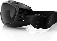 Bobster Night Hawk, Gloss Black Frame, Smoked Photochromic Lens