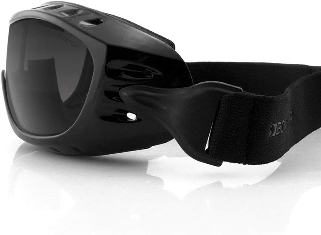 Bobster Night Hawk, Gloss Black Frame, Smoked Photochromic Lens