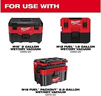 - Milwaukee Replacement Wet/Dry Filter for Cordless Vacuum, Model# 49-90-1900