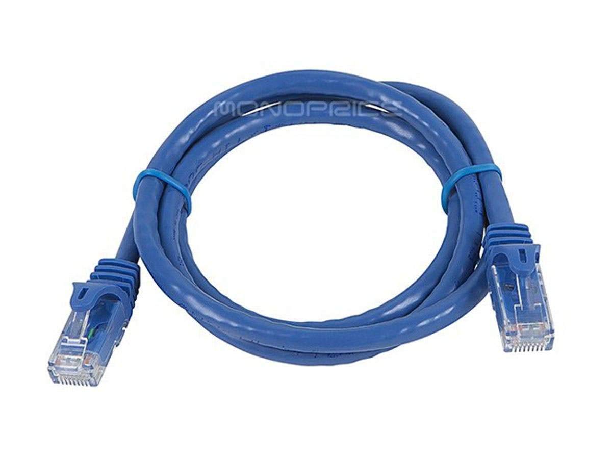 Monoprice Cat6 Flexboot Ethernet Patch Cable UTP 24AWG 550MHz Snagless RJ45