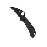 Spyderco Manbug Wharncliffe Folding Knife - VG-10 Steel with TiCN Blade Coating, FRN Handle, SpyderEdge - MBKWSBK