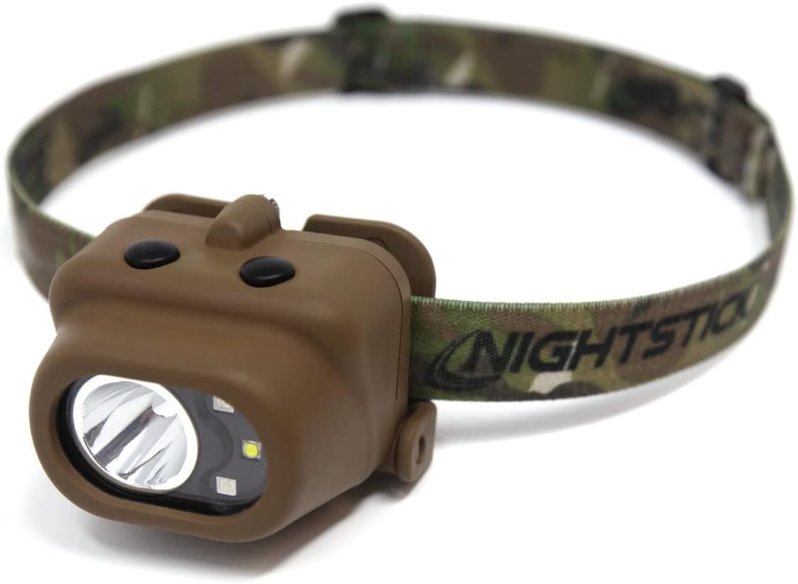 Nightstick NSP-4610C Multi-Function Headlamp in Flat Dark Earth with Camo Elastic Headband - 3