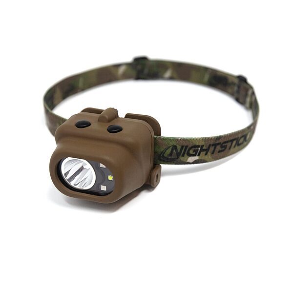 Nightstick NSP-4610C Multi-Function Headlamp in Flat Dark Earth with Camo Elastic Headband - 3