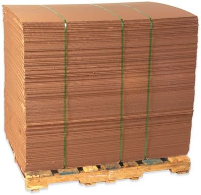 Partners Brand Material Kraft Corrugated Sheets, 40in x 40in, Pack Of 20