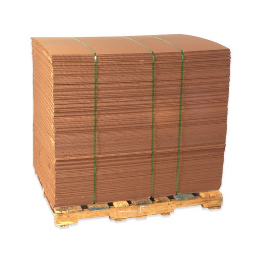 Partners Brand Material Kraft Corrugated Sheets, 40in x 40in, Pack Of 20