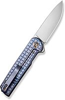 WE WEKnife One Size Frag Patterned Titanium Handle CPM 20CV Frame Lock Folding Knife Limited Edition