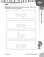 180 Days of High-Frequency Words for First Grade - Learn to Read First Grade Workbook