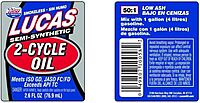 LUCAS OIL High Performance Semi-Synthetic 2-Cycle Oil