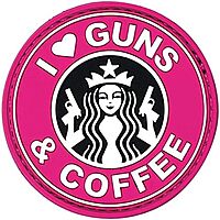 VOODOO TACTICAL I Love Guns & Coffee PVC Hook-Back Patch