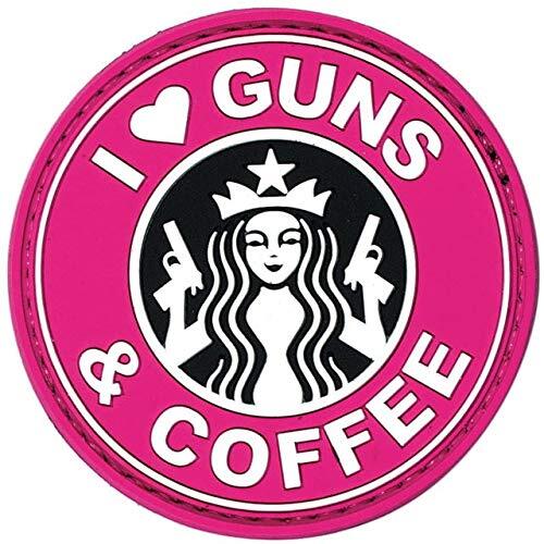 VOODOO TACTICAL I Love Guns & Coffee PVC Hook-Back Patch