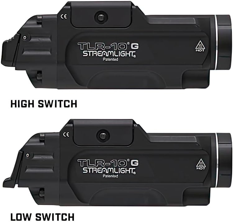 Streamlight 69473 TLR-10 G Flex 1000-Lumen Rail-Mounted Tactical Weapon Light with Integrated Green Aiming Laser