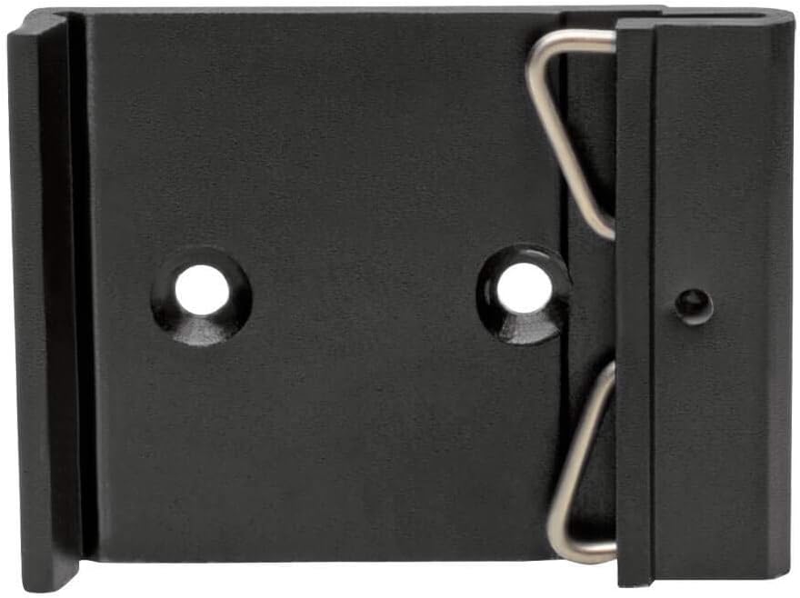 Tripp Lite DIN Rail-Mounting Bracket for Digital Signage, Version 2-65 mm Mounting Distance (B110-DIN-02), Black