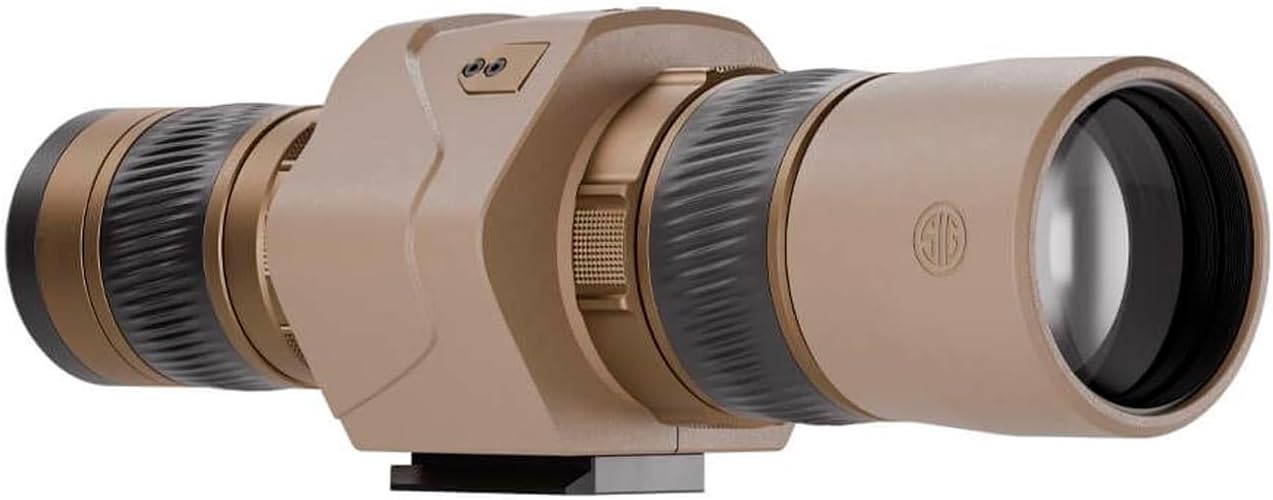 SIG SAUER OSCAR6 HDX PRO 16-32x60mm Image Stabilized Fast Focus Straight Eyepiece Waterproof Tripod Compatible Hunting