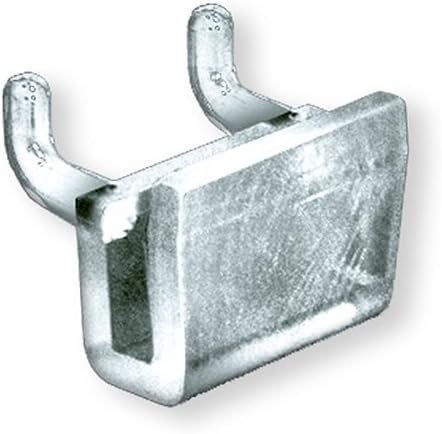 Azar Displays 700021 1.25" W x 0.5" D x 0.75" H Plastic U-Hook (20 Pack)