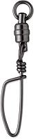 VMC BSHBTSS Black Stainless Steel Heavy-Duty Ball Bearing Tournament Snap Swivel #6 - 320lb *1-Pack