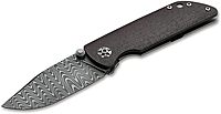 Böker Manukaftur Solingen M4 Sherman Damascus - Folding Collector's Pocket Knife Crafted from Recovered M4 Tank Materials