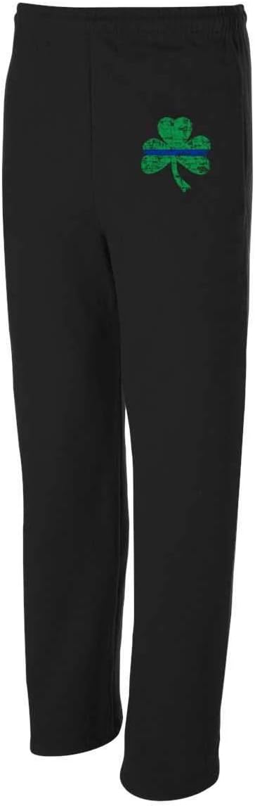 THIN BLUE LINE St. Patrick's Shamrock Sweatpants