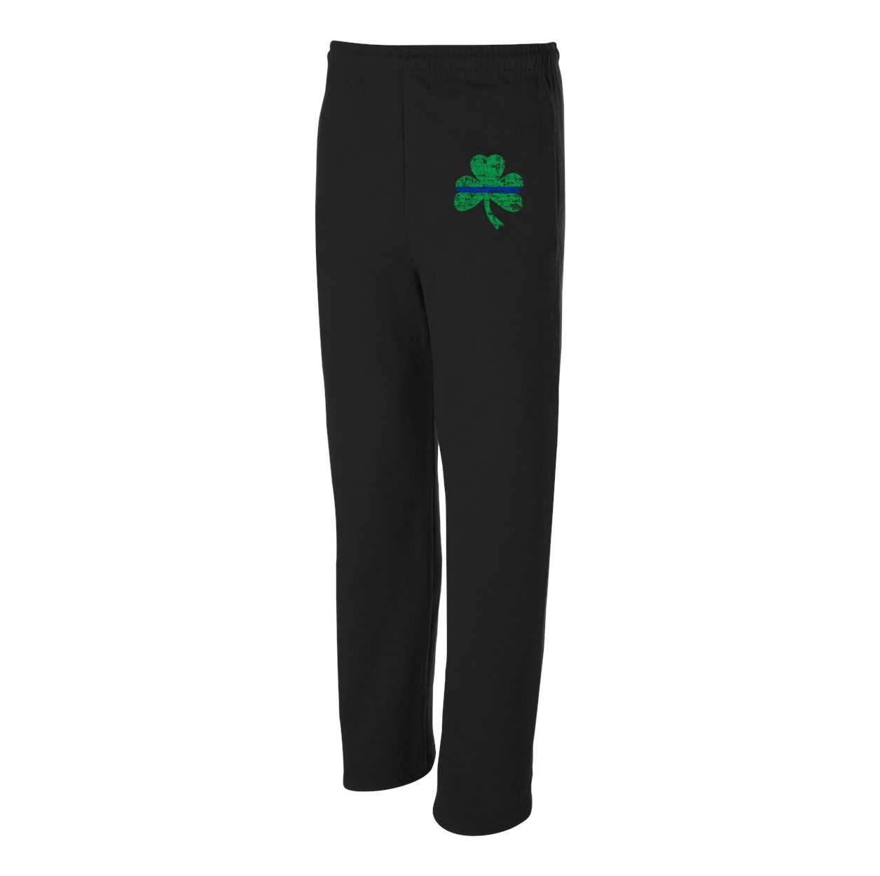 THIN BLUE LINE St. Patrick's Shamrock Sweatpants