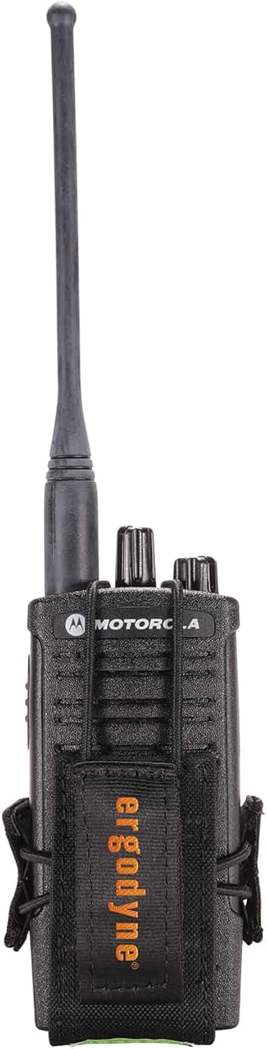 Ergodyne Squids 3772 Radio Holster Trap, Large, Black
