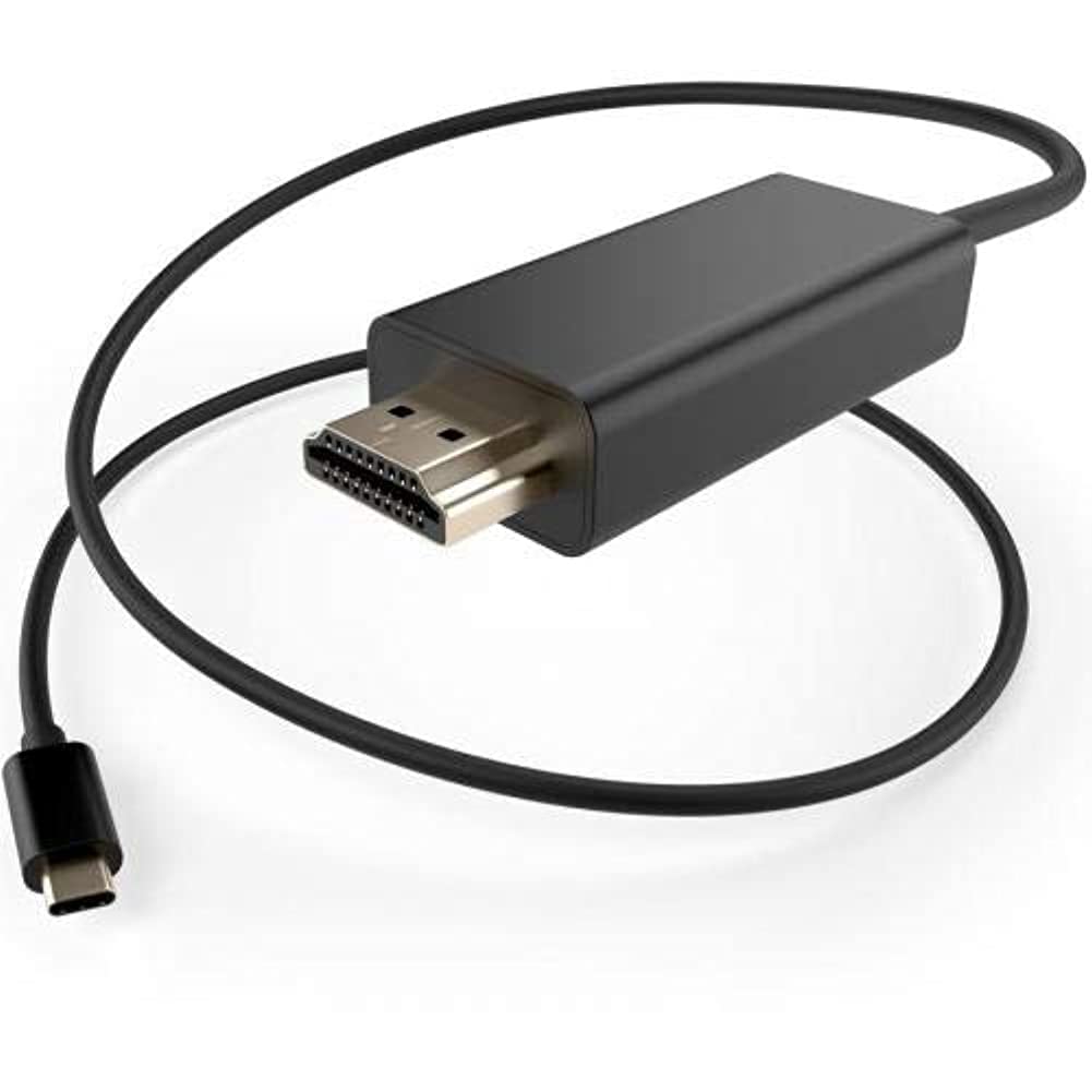 UNC 3FT USB-C TO HDMI CABLE  MALE-TO-MALE, SUPPORTS RELIABLE HDMI VIDEO OUTPUT