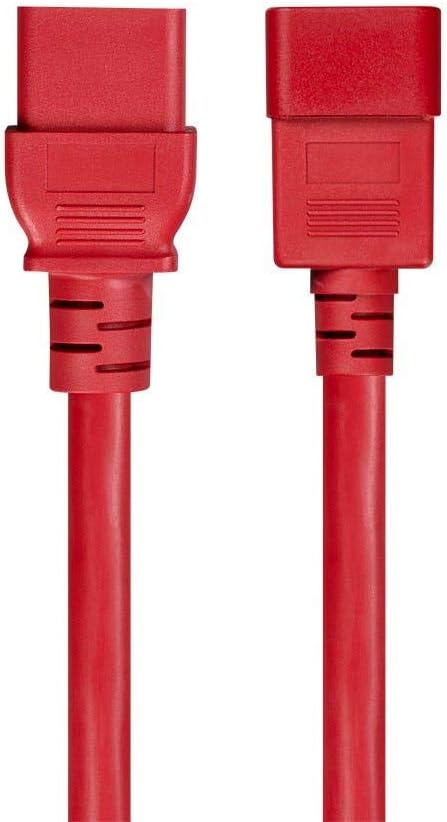 Monoprice Heavy Duty 12AWG 20A IEC C20 to C19 Power Extension Cord