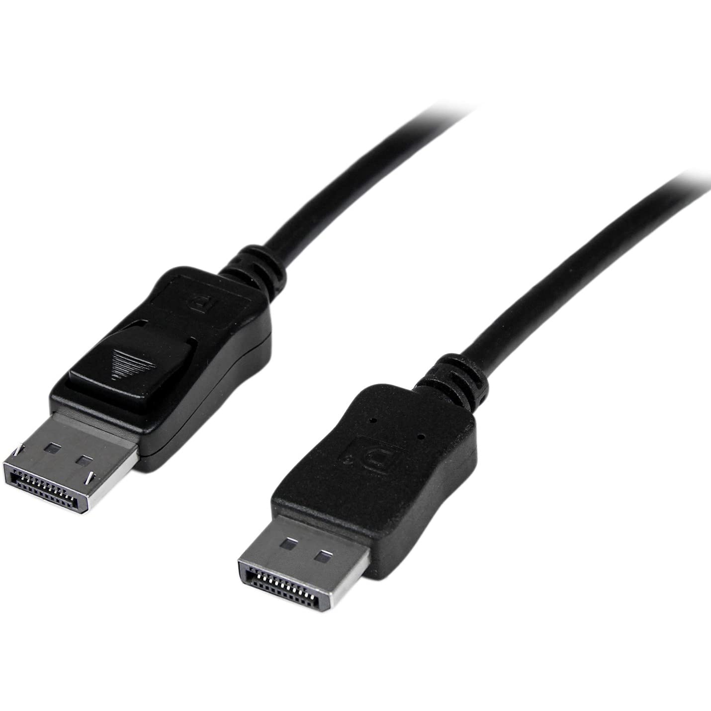 StarTech.com 30 ft DisplayPort 1.2 Cable with Latches - Active - 2560×1600 - DPCP & HDCP - Male to Male DP Video Monitor Cable (DISPL10MA) Black 30 ft/9 m (Active) Standard