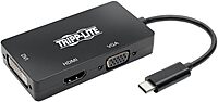 Tripp Lite USB-C Adapter for HDMI, DisplayPort, DVI & VGA