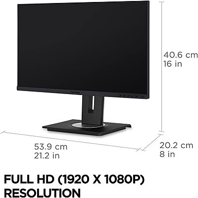 VIEWSONIC Docking Monitor with USB-C, Ethernet and Ergonomic Stand