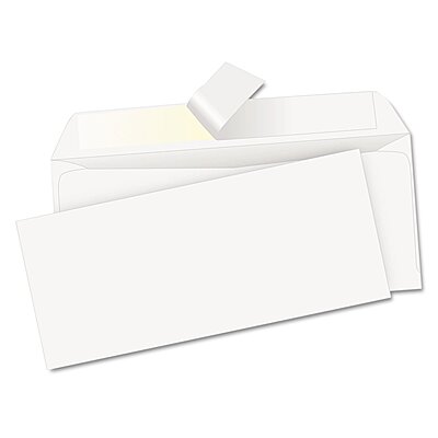 Wholesale CASE of 5 - Quality Park No. 10 Rmvble Sealing Strip Envelopes-Envelopes, Regular, No. 10, 4-1/8"x9-1/2", 500/BX
