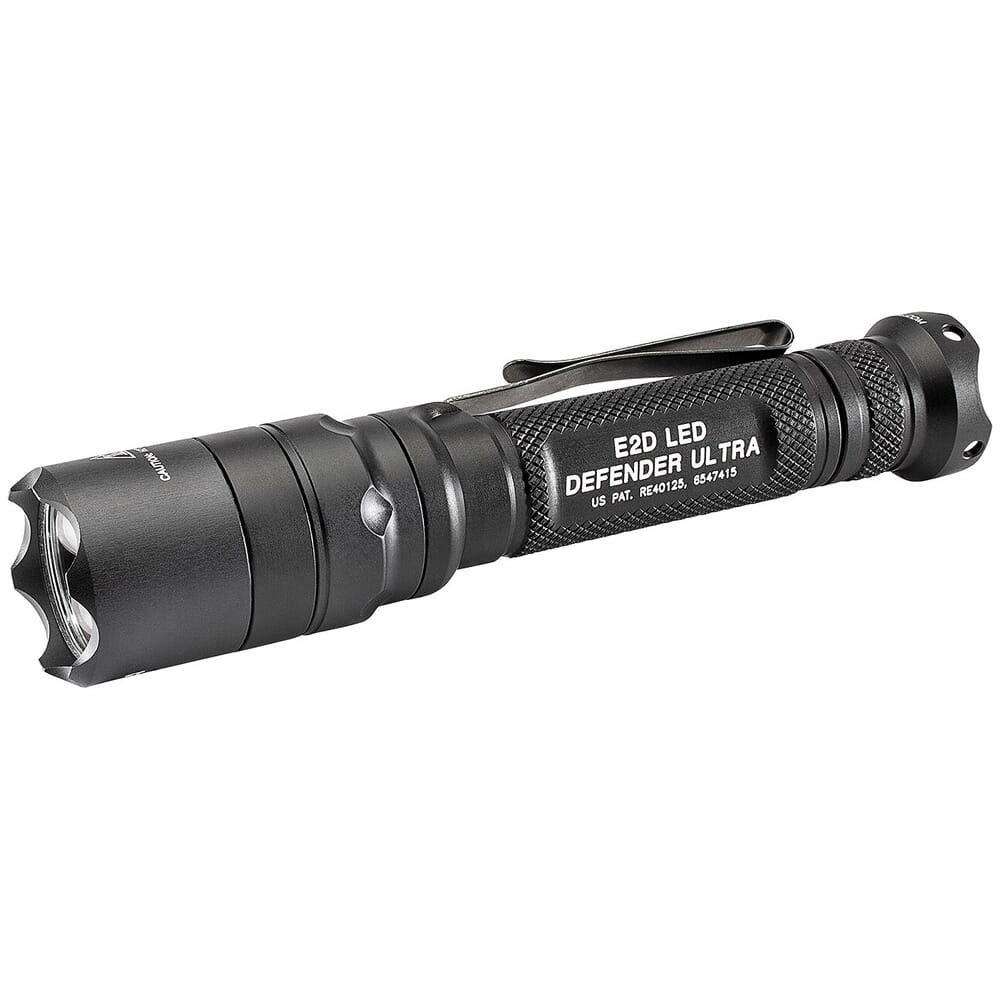 SureFire E2D Defender Ultra Dual-Output 1000 Lumen Tactical Flashlight, Black