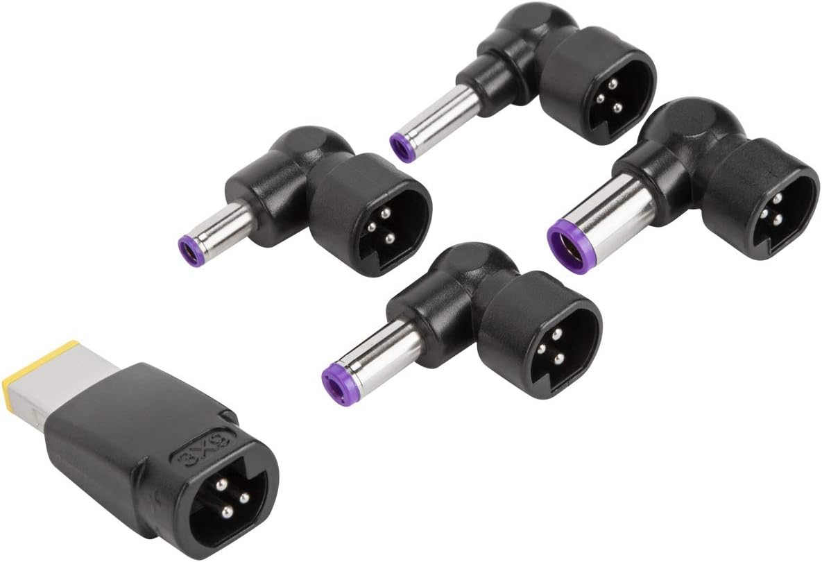 Targus 90W AC Semi-Slim Universal Laptop Charger with 6-Foot Cable, Includes 5 Power Tips Compatible with Major Brands: Acer