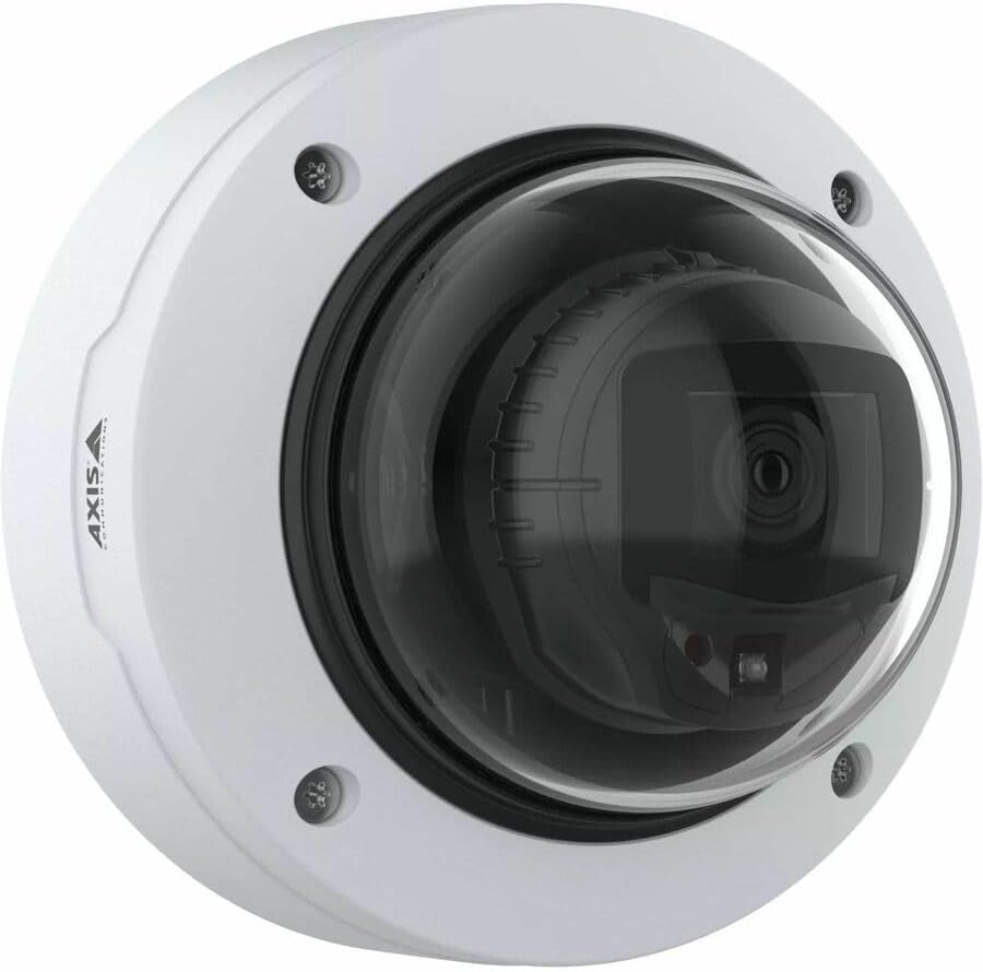 AXIS P3277-LV 5 Megapixel Indoor/Outdoor Network Camera - Color - Dome - White - TAA Compliant