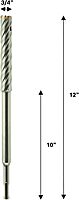 BOSCH POWER TOOLS SDS-Plus Carbide Rebar Cutter Bit, 12-Inch