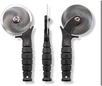 KA-BAR ZA-Saw Pizza Cutter, Black, 7.5 in