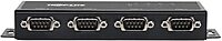 Tripp Lite 4 Port USB to Serial Adapter, RS-422/RS-485, FTDI with COM Retention, USB-B to DB9 F/M (U208-004-IND) 4-Port