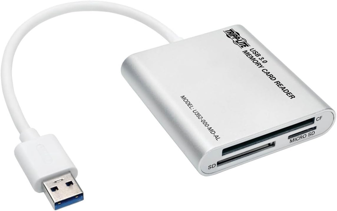 Tripp Lite USB 3.0 SuperSpeed Memory Card Reader/Writer