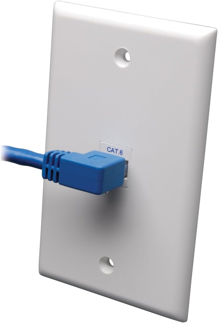 Tripp Lite Cat6 Gigabit Angled Molded RJ45 Patch Cable