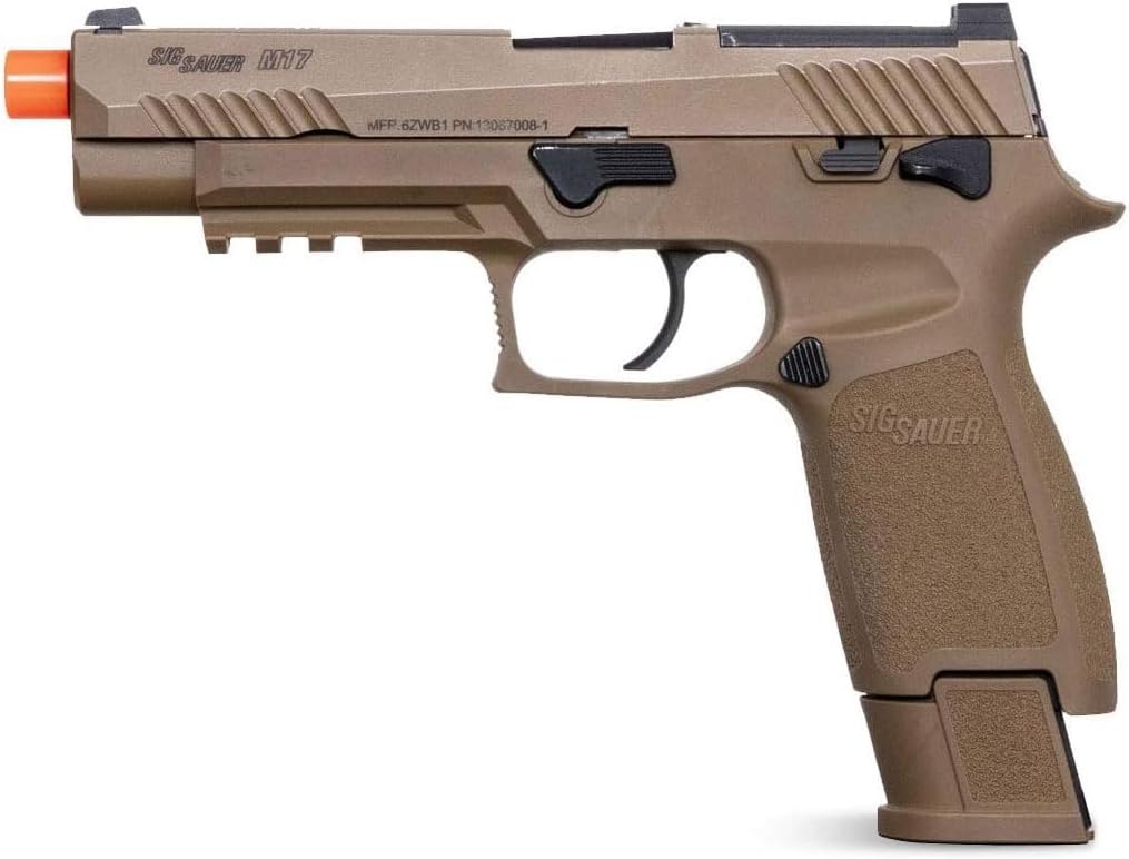 Sig Sauer Proforce 6mm BB Caliber Metal Slide Construction with Full Blow-Back Action 21rd M17 Airsoft Pistol