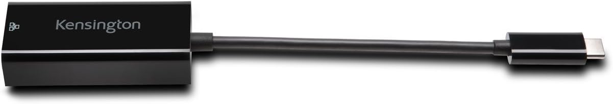 Kensington USB-C to Gigabit Ethernet Adapter (K33475WW),Black
