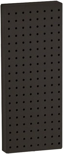 Azar Displays 770820-BLK Pegboard 1-Sided Wall Panel, Black Solid Color, 2-Pack