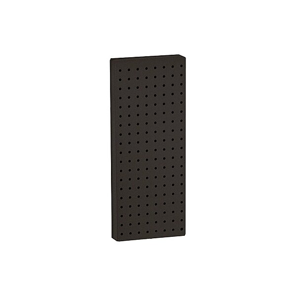 Azar Displays 770820-BLK Pegboard 1-Sided Wall Panel, Black Solid Color, 2-Pack