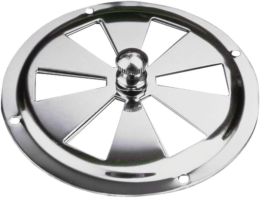 Sea-Dog Stainless Steel Butterfly Vent - Center Knob - 4"