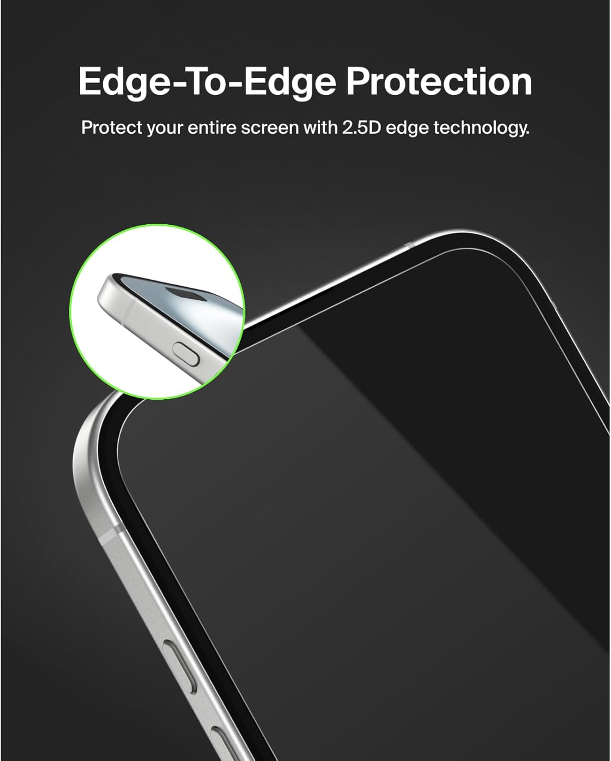 Belkin ScreenForce Screen Protector for iPhone 16, 15 and 14 Pro
