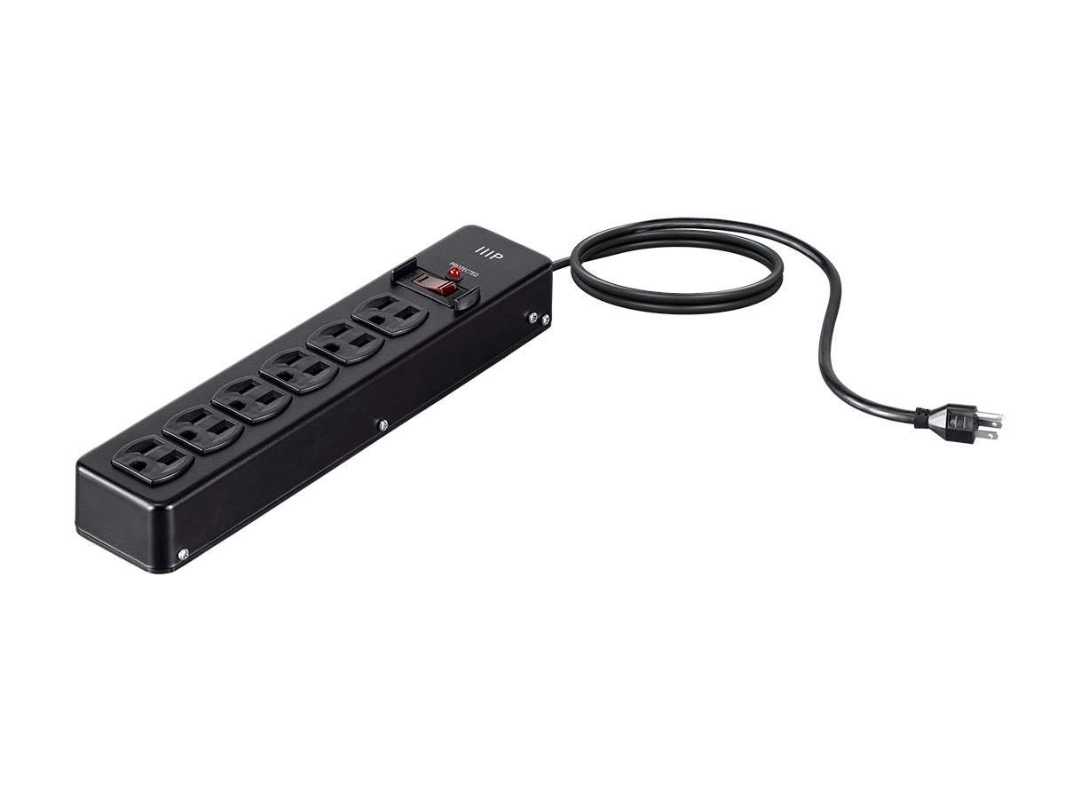 Monoprice Heavy Duty Metal Surge Protector Power Strip / Power Box