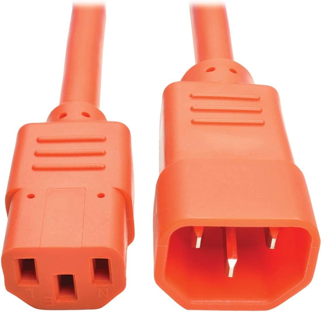 TRIPP LITE P005 Heavy-Duty C14 to C13 Power Extension Cord, 14 AWG, 15A