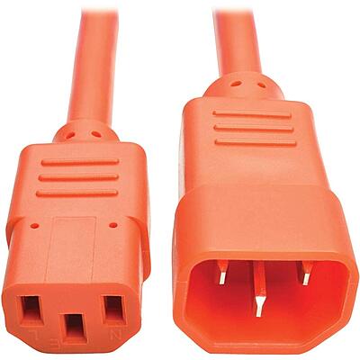 TRIPP LITE P005 Heavy-Duty C14 to C13 Power Extension Cord, 14 AWG, 15A