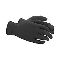 SHOWA N-Dex 7700PFT Accelerator-free Disposable Nitrile Glove, Powder Free, Medium (Pack of 50) , Black