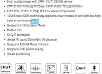 Gyration CYBERVIEW 200 2 MP Indoor/Outdoor IR Fixed Security Camera