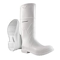 Dunlop White PVC Steel Toe - Rubber Boots for Men & Women - PVC - Work & Concrete Boots - Steel Toe - E80F5B